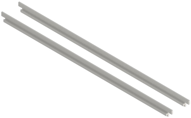 Produktbild UBK 400 032  -  Kantenprofil für Winkel-Verbinder zu Unterflur-Bodenkanal UBK 400, für 3mm Vertiefung